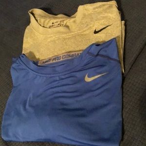 2 Nike dri fit s/s tees size XL